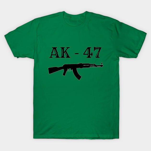 AK 47 T-Shirt by igorstarina@gmail.com